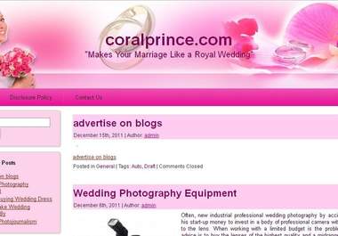 put your link on my HQ PR2 Wedding blogroll for 1 month and you can renewal big1
