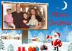 put a Christmas frame to your photo and add your personal text