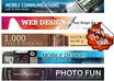 design a banner or header for your website, blog just