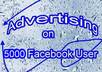 advertise your 30 message or website on my 5000 facebook friends small1