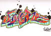 convert a word, your name, company name into Graffiti format