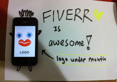 take a photo of my funny iPhone with your website, company, message big1
