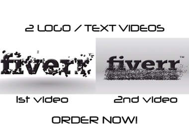 make you 2 LOGO or text animation videos big1