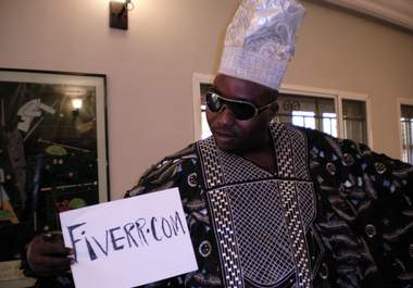 send you a picture of african prince eddy ayonikpokpoti holding your name, website or that special message for that special someone just big1