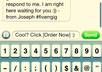 forward your message to anyone in the world through text messaging