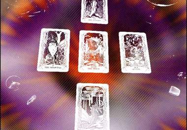 do a five card spread using the Tarot of a Moon Garden deck and my interpretation of the cards big1