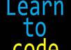 teach you anything about most web languages, regex, c plus plus, or c sharp