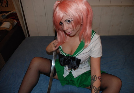 add any words you want to this anime cosplay photo big1