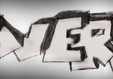 fast draw your name in 3D characters and send you the video and photo big1