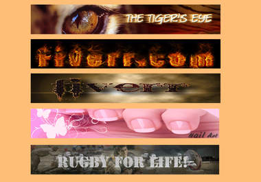 make you 3 high quality, professional and unique banners big1