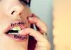 write any message on my LIPS and take high res photo