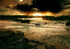 Hdr-sunset-on-the-beach