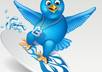 have 100 real unique account retweets your message to over 121,100 followers on twitter small1