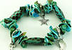 send you a ladies shell elastic stretch dangle charm bangle bracelet with free shipping