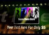 create this Amazing SHOWTIME Video intro within 24 Hours small1