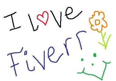 create a young child kids style drawing, image or painting of anything simple you like big1