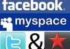 tweet my status to over 200,000 fans about anything u want to myspace, facebook, twitter, google plus and reverbnation