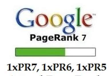 create High PageRank Authority DoFollow Backlinks From 1x PR7, 1x PR5 and 1xPR4 Actual Page PR to Make Your Website dominate in Google big1