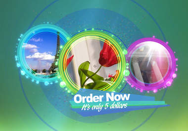 customize this elegant and modern circles video intro big1