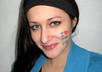 write or draw anything on my face or belly