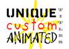 create UNIQUE custom animated video titles with your logo, website or company name small1