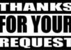 complete your requested gig