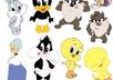 draw 1 Looney tunes Character with your message