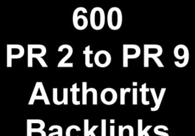 make 600 high pr 2 to pr 9 authority backlinks big1