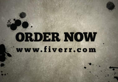 create this awesome BLACK grafitti splatter typography big1