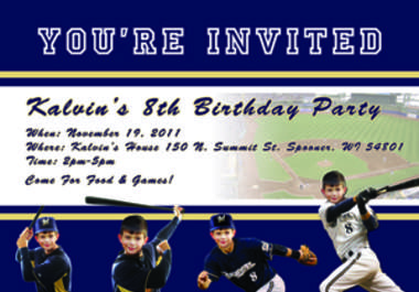 design your birthday, baby or wedding shower or party invitation for you big1