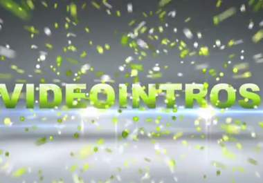create a beautiful intro video animated Balls with your own text big1