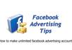 teach how to make unlimited Facebook advertising accounts using1 activation