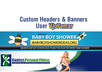 design a COOL banner or header for your website, blog,  facebook page, timeline or whatever you need small1