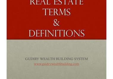 send You Real Estate Terms and Definitions big1