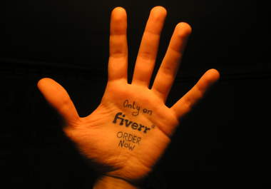 draw your logo and write your message on the palm of my hand and give you the pictures big1