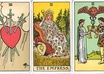 give you tarot card reading {Three card spread}