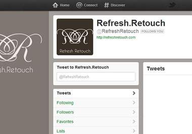 design a Twitter background for your business or personal use big1