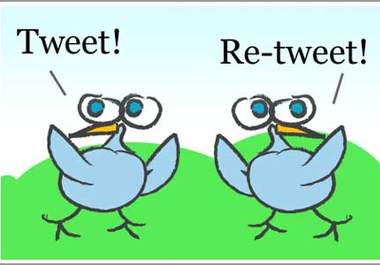 tweet your message to my 9k twitter account that consist of real followers big1