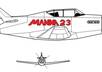 draw, a simple drawing, of an aircraft of your choice