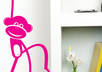 send you an adorable monkey decal for your laptop, car or anything