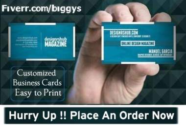 do design business cards professional customized good looking HQ and also send you in a easy printable formats big1
