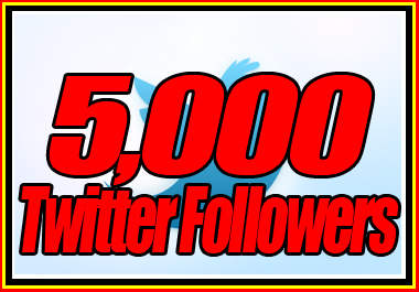 give You 5,000+ GUARANTEED Twitter Followers To Your Twitter Account Without The Need For Your Password big1