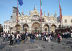 take a picture holding your message in Venice, Italy