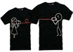 create a personalized COUPLEs, love, friend, company, school, any tshirt design