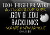 manually Build 100 High Pr GOV and Edu Wiki Backlinks small1