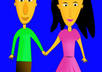 draw your and your lovers catroon cute, funny just