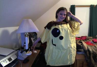 do a video and promote what ever you want in a happy face costume big1