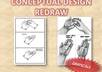 redraw rough sketches of conceptual design small1