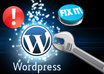 fix customize and configure Wordpress