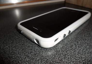 send you a white bumper frame case for iphone 4 big1